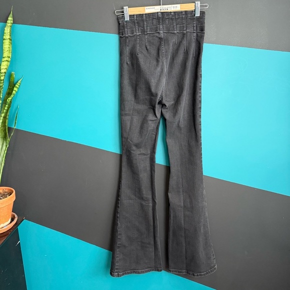 We The Free Charcoal Wide Leg Jeans size 25 - Picture 6 of 13